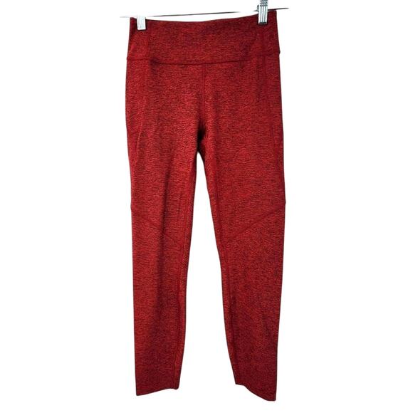 OUTDOOR VOICES Red Athletic Leggings Womens Size Extra Small XS - Picture 1 of 3